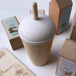 Wooden Smoothie Cup