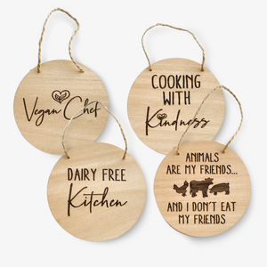 ADD ON: Vegan Kitchen Plaque - Vegan Chef