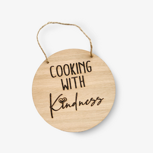 ADD ON: Vegan Kitchen Plaque - Cooking with Kindness